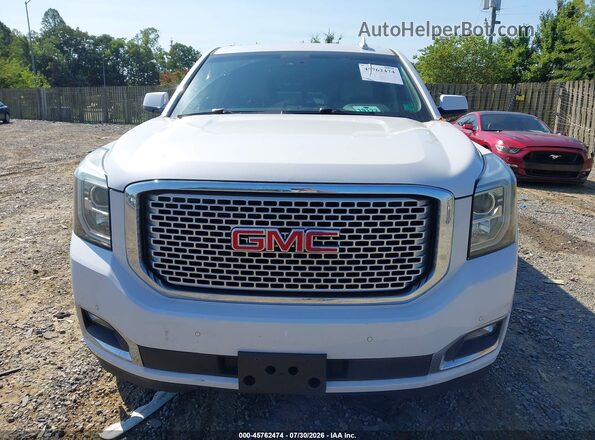 1GKS2HKJ7GR403278 2016 GMC YUKON White Вид щитка приладів