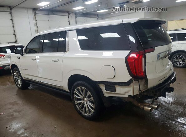 1GKS2JKL9MR273704 2021 GMC YUKON Белый Задняя левая четверть