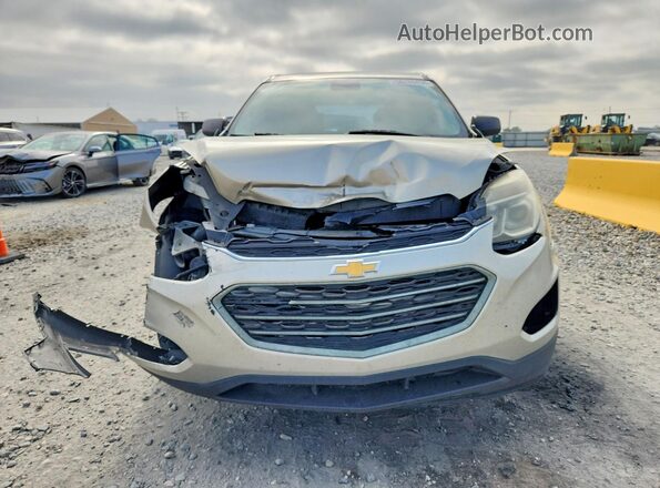 1GNALBEK5GZ104580 2016 CHEVROLET EQUINOX Gold Vista frontal