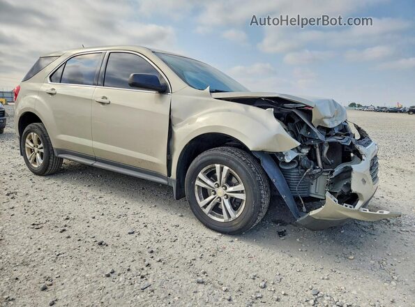1GNALBEK5GZ104580 2016 CHEVROLET EQUINOX Gold Delantero derecho