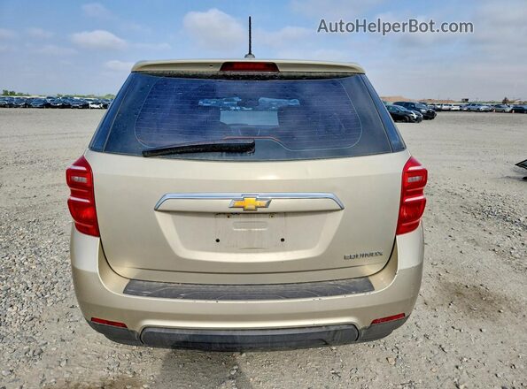 1GNALBEK5GZ104580 2016 CHEVROLET EQUINOX Gold Vista trasera