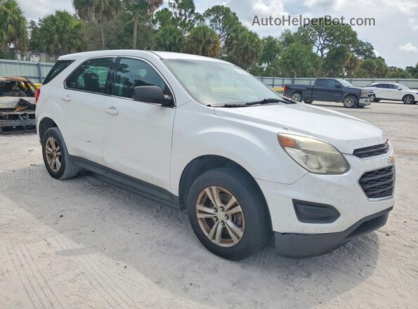 1GNALBEK7GZ105312 2016 CHEVROLET EQUINOX White Передня права чверть