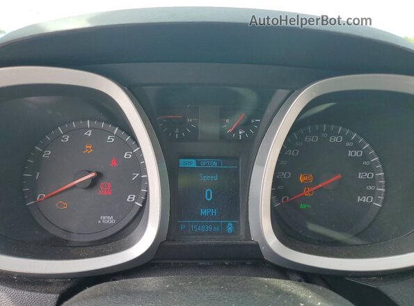 1GNALBEK7GZ105312 2016 CHEVROLET EQUINOX White Вид щитка приладів