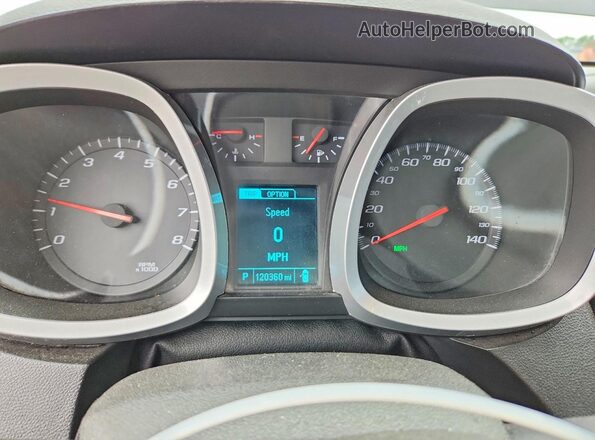 1GNALCEK2GZ103974 2016 CHEVROLET EQUINOX Угольный Вид щитка приборов