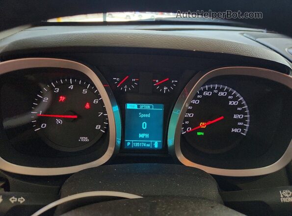 1GNALCEK6GZ103895 2016 CHEVROLET EQUINOX Серый Вид щитка приборов