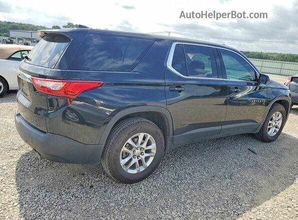 1GNERFKW0JJ217972 2018 CHEVROLET TRAVERSE Black უკანა მარჯვენა