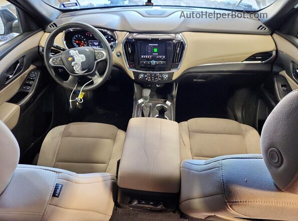 1GNERFKW1PJ242579 2023 CHEVROLET TRAVERSE Серебряный Вид панели приборов