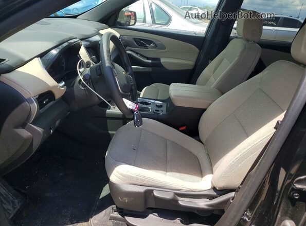 1GNERFKW1PJ337675 2023 CHEVROLET TRAVERSE Черный Вид салона спереди