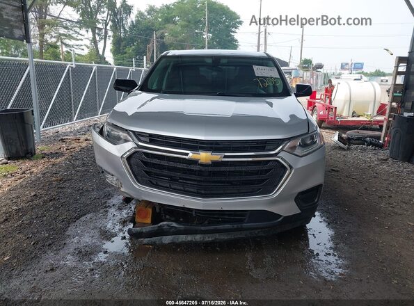 1GNERFKW2JJ277459 2018 CHEVROLET TRAVERSE Silver Widok zestawu wskaźników
