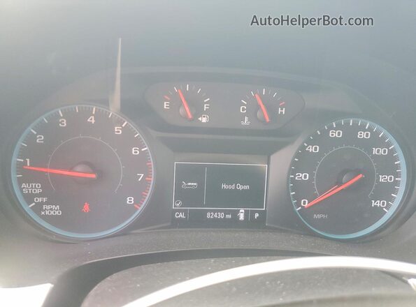 1GNERFKW2KJ134111 2019 CHEVROLET TRAVERSE Charcoal Widok zestawu wskaźników