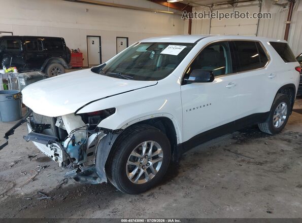 1GNERFKW2LJ112367 2020 CHEVROLET TRAVERSE Белый Передняя левая четверть