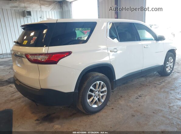 1GNERFKW2LJ112367 2020 CHEVROLET TRAVERSE Белый Задняя правая четверть