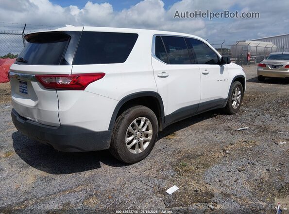 1GNERFKW2LJ120193 2020 CHEVROLET TRAVERSE White Rear right