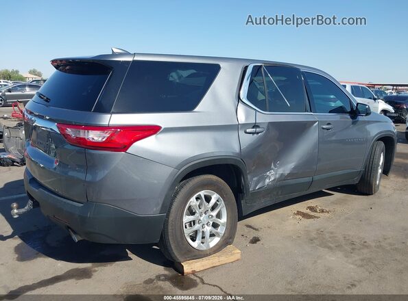 1GNERFKW2LJ298461 2020 CHEVROLET TRAVERSE Gray Вид спереду