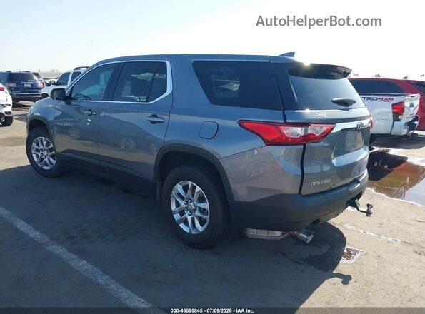 1GNERFKW2LJ298461 2020 CHEVROLET TRAVERSE Gray Задня ліва чверть