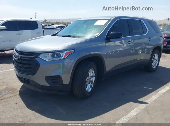1GNERFKW2LJ298461 2020 CHEVROLET TRAVERSE Gray Передня ліва чверть
