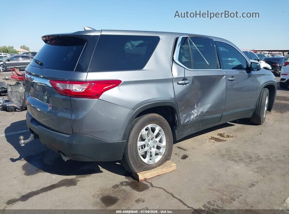 1GNERFKW2LJ298461 2020 CHEVROLET TRAVERSE Gray Задня права чверть