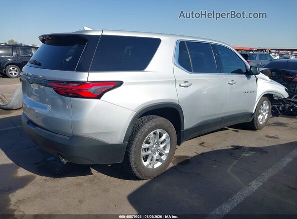 1GNERFKW2NJ122013 2022 CHEVROLET TRAVERSE Silver Tył prawy