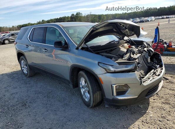 1GNERFKW2PJ138649 2023 CHEVROLET TRAVERSE Серый Передняя правая четверть