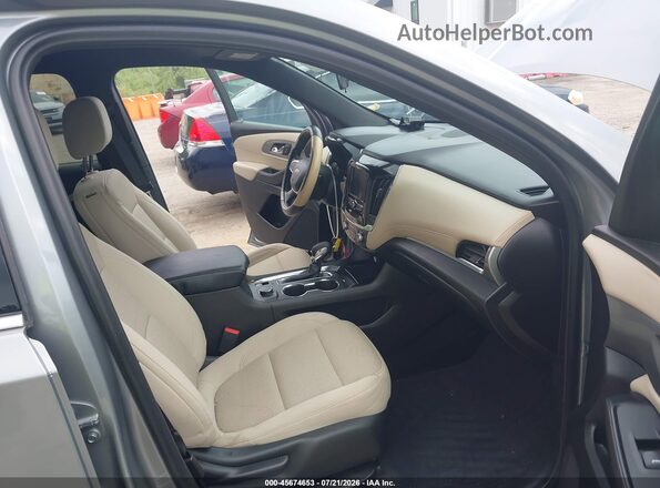 1GNERFKW2PJ332436 2023 CHEVROLET TRAVERSE Серый Вид салона спереди