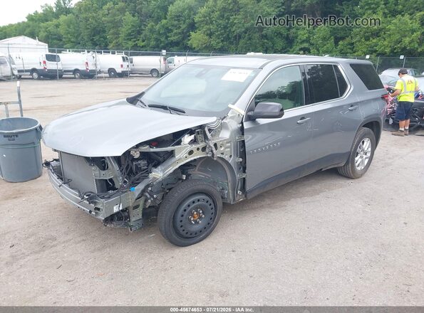 1GNERFKW2PJ332436 2023 CHEVROLET TRAVERSE Серый Передняя левая четверть