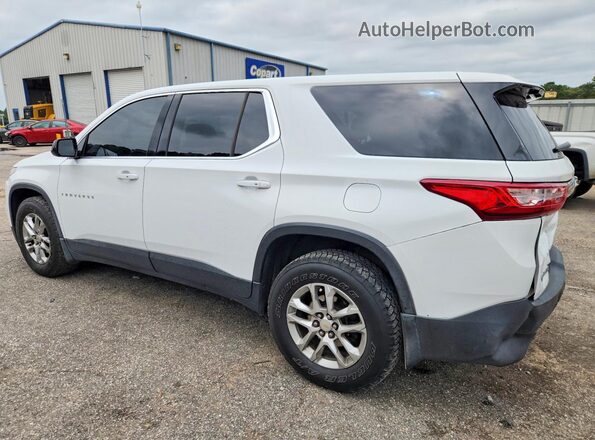 1GNERFKW3JJ133404 2018 CHEVROLET TRAVERSE White Trasero izquierdo