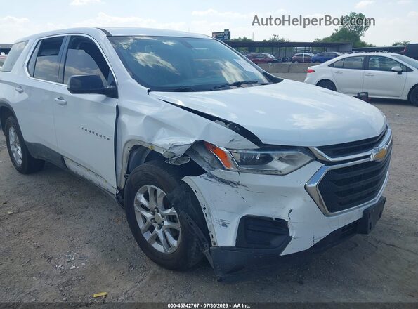 1GNERFKW3KJ276550 2019 CHEVROLET TRAVERSE White წინა ხედი