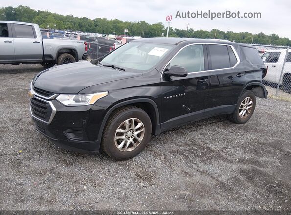 1GNERFKW3LJ271446 2020 CHEVROLET TRAVERSE Black Vista tres cuartos delantera izquierda