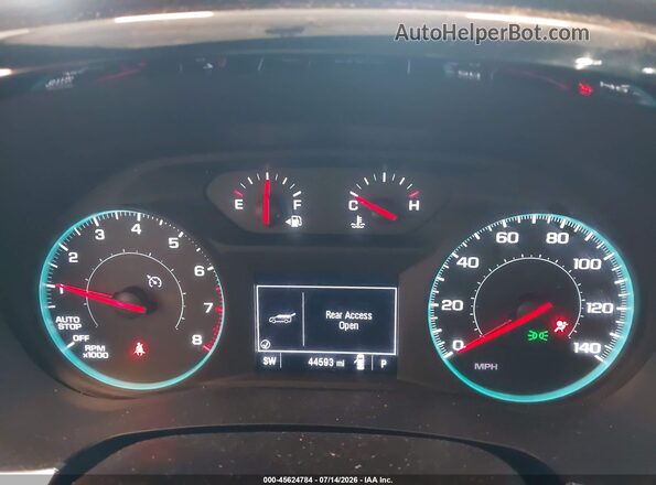 1GNERFKW6NJ193117 2022 CHEVROLET TRAVERSE Blue Вид задніх сидінь