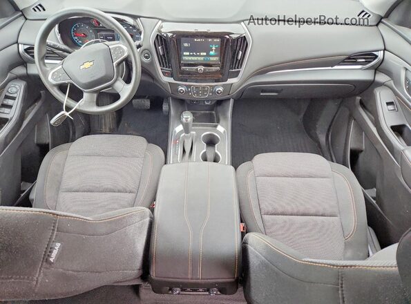 1GNERFKW7KJ275983 2019 CHEVROLET TRAVERSE Black Dashboard view