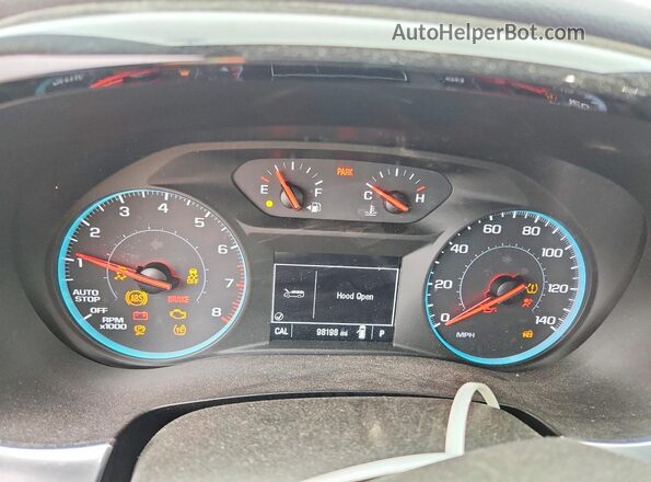 1GNERFKW7KJ275983 2019 CHEVROLET TRAVERSE Black Instrument cluster view
