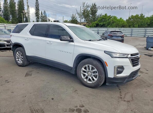 1GNERFKW8PJ213614 2023 CHEVROLET TRAVERSE Белый Передняя правая четверть