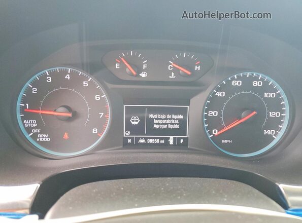 1GNERFKW8PJ213614 2023 CHEVROLET TRAVERSE Белый Вид щитка приборов