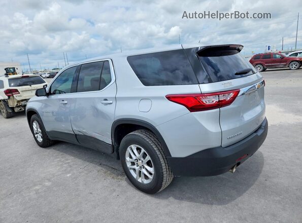1GNERFKWXKJ314887 2019 CHEVROLET TRAVERSE Silver უკანა მარცხენა