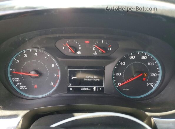 1GNERFKWXLJ276823 2020 CHEVROLET TRAVERSE Black Widok zestawu wskaźników