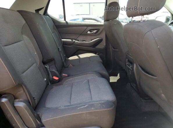 1GNERFKWXLJ276823 2020 CHEVROLET TRAVERSE Black Widok wnętrza z tyłu
