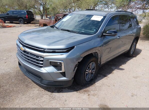 1GNERGKS2RJ248171 2024 CHEVROLET TRAVERSE Gray წინა მარცხენა ხედი სამი მეოთხედიდან