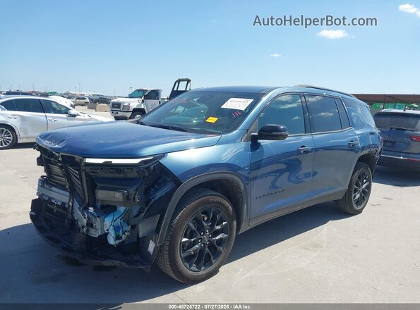 1GNERGKS4TJ260152 2026 CHEVROLET TRAVERSE Blue Առջևի ձախ երեք քառորդ տեսարան