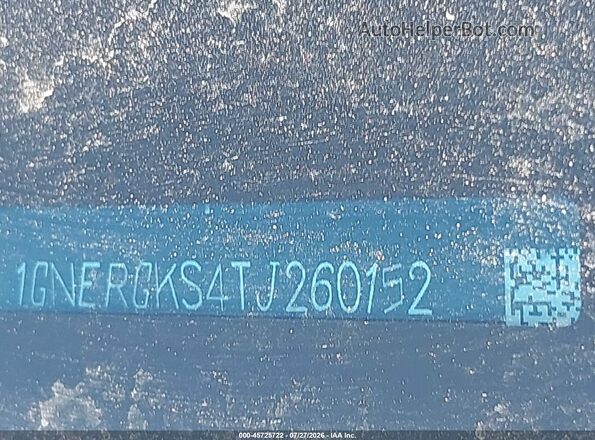 1GNERGKS4TJ260152 2026 CHEVROLET TRAVERSE Blue 
