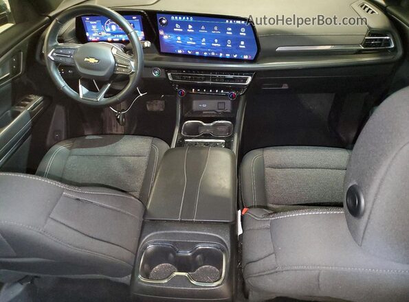 1GNERGKS6RJ176309 2024 CHEVROLET TRAVERSE Черный Вид панели приборов