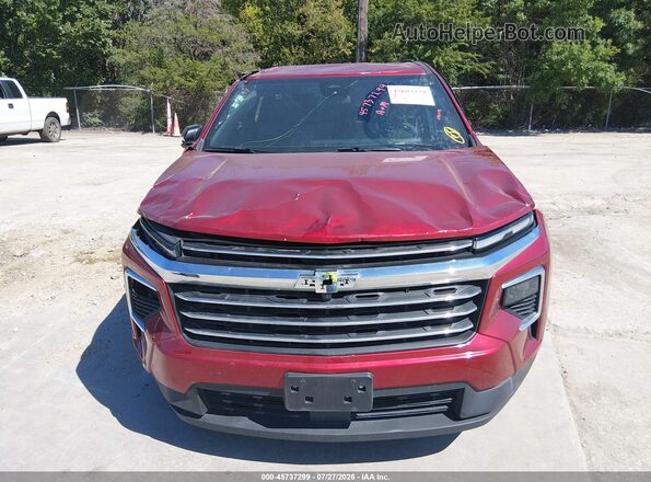 1GNERGKSXRJ164468 2024 CHEVROLET TRAVERSE Красный Вид щитка приборов