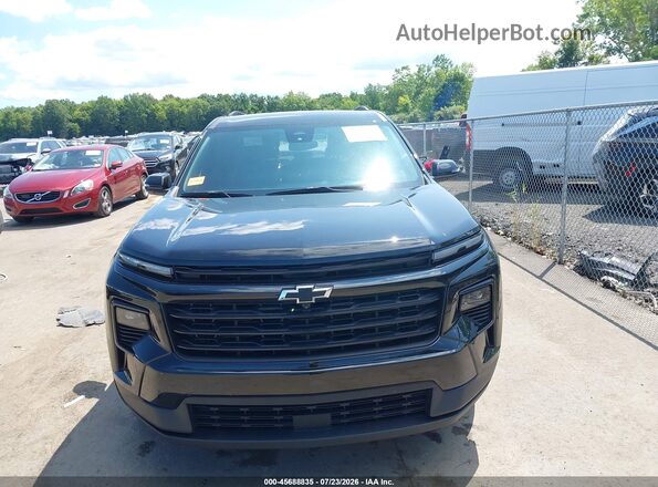 1GNERGKSXRJ230906 2024 CHEVROLET TRAVERSE Black Вид щитка приладів