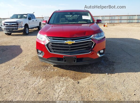 1GNERGKW0JJ221817 2018 CHEVROLET TRAVERSE Red Vista frontal