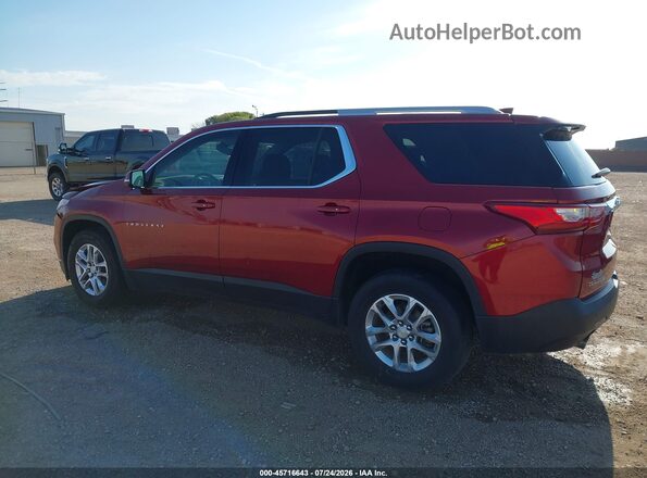 1GNERGKW0JJ221817 2018 CHEVROLET TRAVERSE Red Vista interior de 360 grados