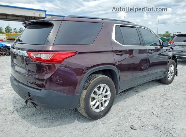 1GNERGKW0KJ150877 2019 CHEVROLET TRAVERSE Бордовый Задняя правая четверть
