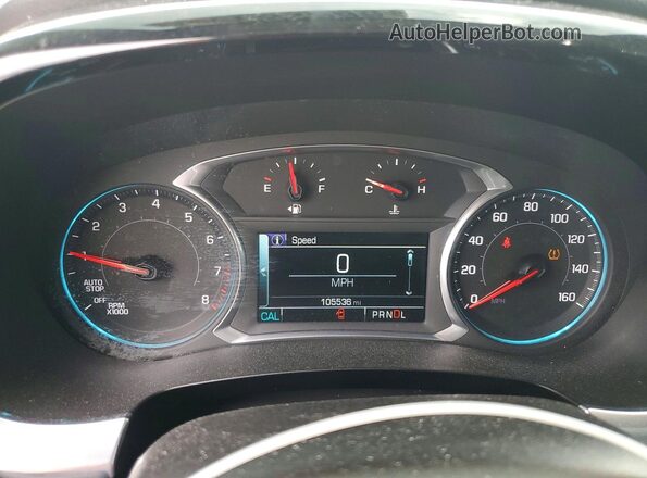1GNERGKW0KJ150877 2019 CHEVROLET TRAVERSE Бордовый Вид щитка приборов