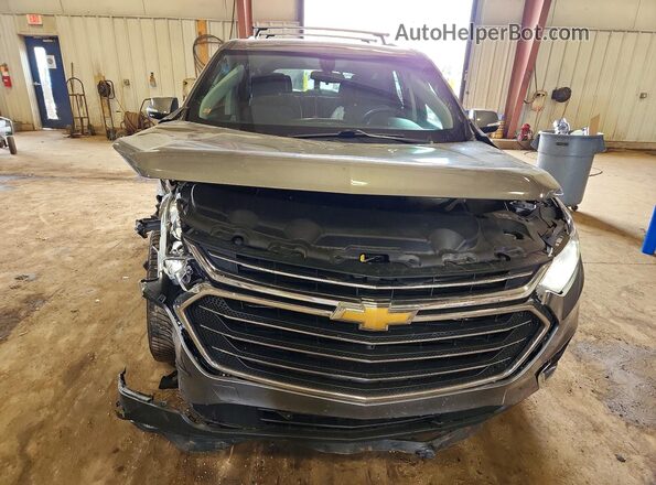 1GNERGKW0KJ290556 2019 CHEVROLET TRAVERSE Gray Front view