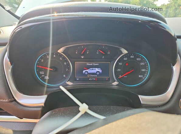 1GNERGKW0LJ175487 2020 CHEVROLET TRAVERSE Silver Սարքավորումների վահանակի տեսք