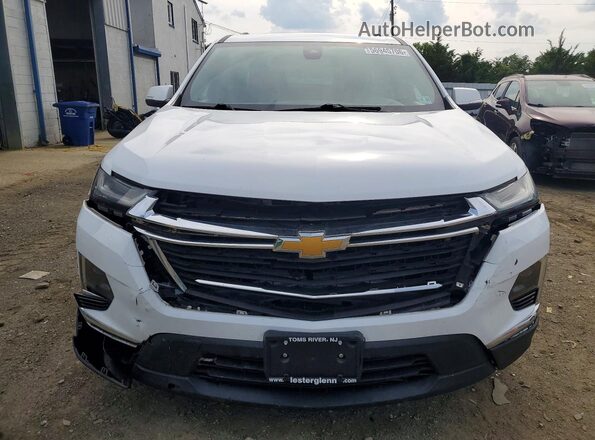 1GNERGKW0NJ128463 2022 CHEVROLET TRAVERSE Белый Вид спереди