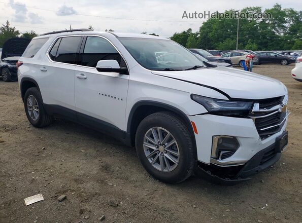 1GNERGKW0NJ128463 2022 CHEVROLET TRAVERSE Белый Передняя правая четверть
